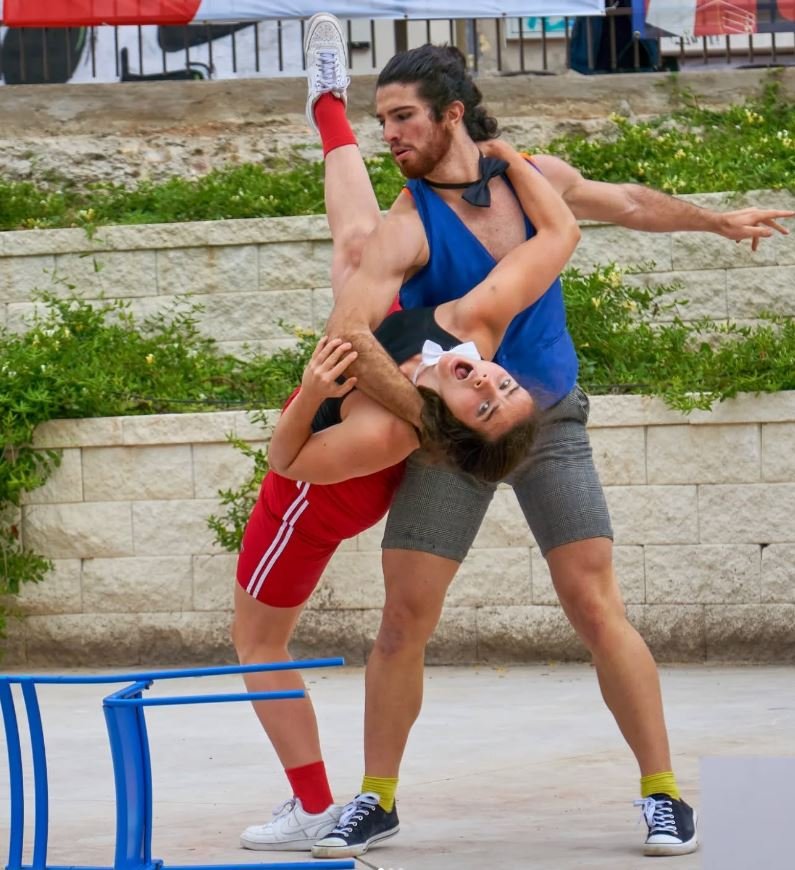 Vega en entrenamiento de ballet